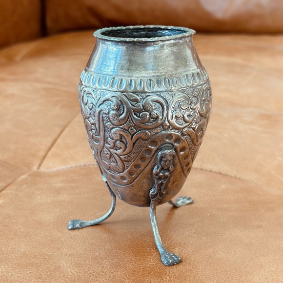 Vintage Other - Vintage footed goblet planter mini